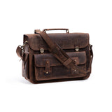 The Brooklyn Briefcase  by Vintage Leather Sydney