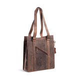Leather Tote Bag By Vintage Leather