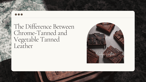 The difference between Chrome-tanned and Vegetable tanned leather