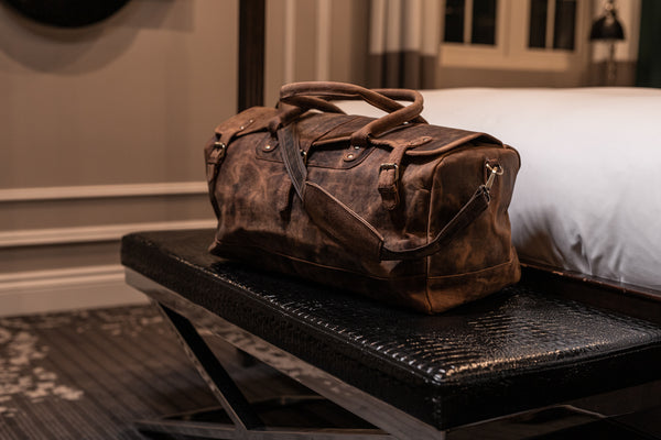 Introducing the Leather Duffle Bag For All Your On-The-Go Needs