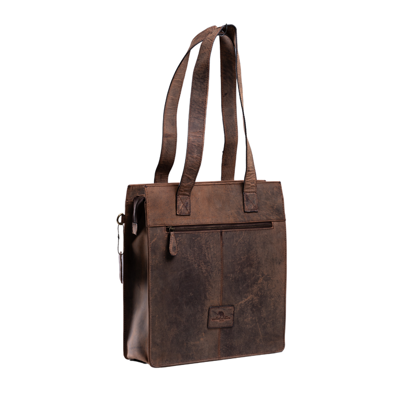 Leather Tote - Sorrel Wax Brown
