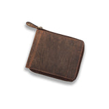 Mens Leather Wallet with Zipper - Urban
