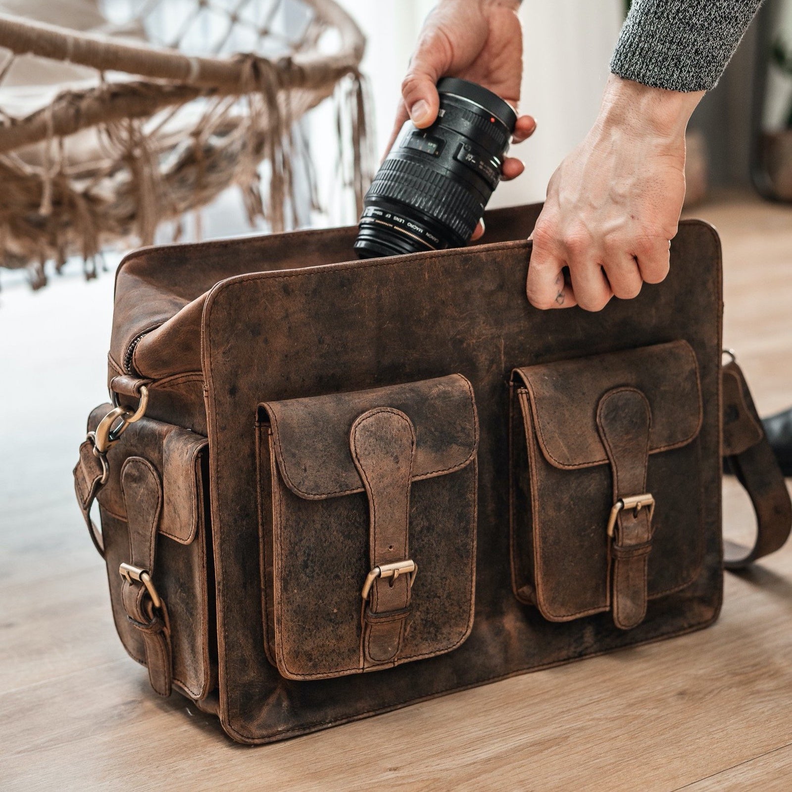 Shop DSLR Camera Leather Bag Vintage Leather Sydney