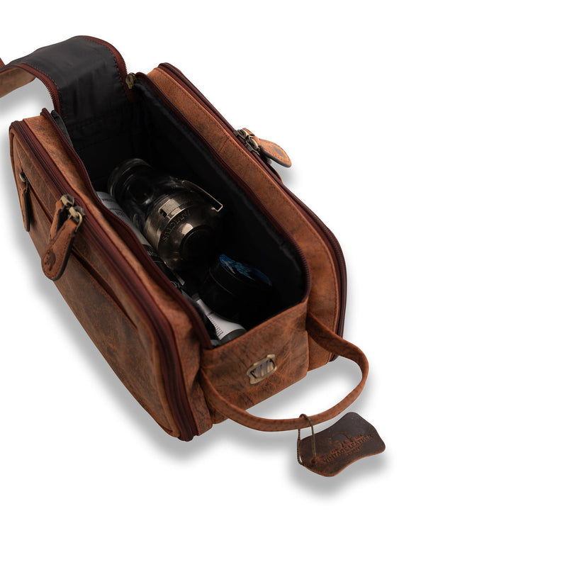 Leather Travel Toiletry Bag Porter