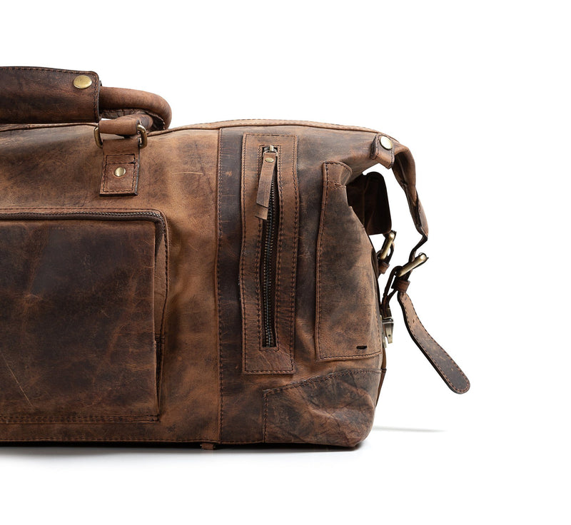 Leather duffle bag Orlando by Vintage Leather Sydney