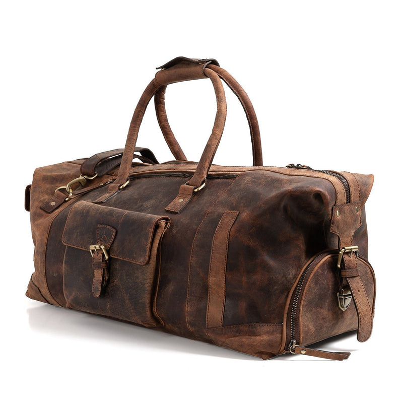 Leather duffle bag Orlando by Vintage Leather Sydney