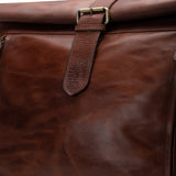 Leather Rolled Backpack - Huston By Vintage Leather Sydney 