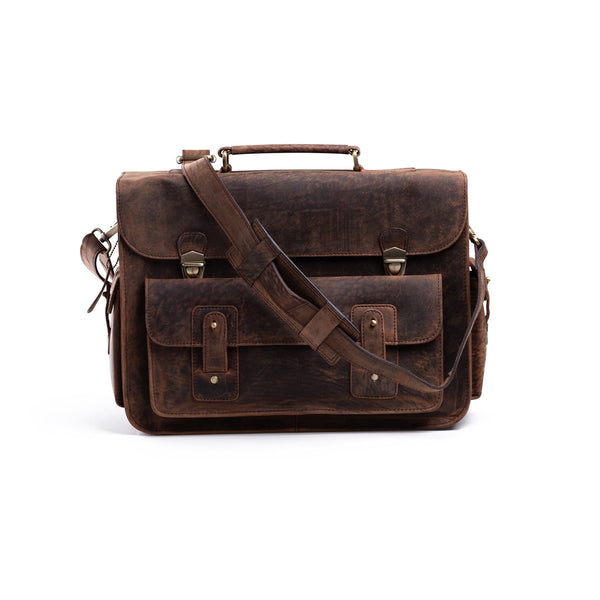 The Brooklyn Briefcase  by Vintage Leather Sydney 