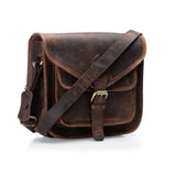 Leather crossbody bag by vintage leather