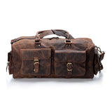 LEATHER DUFFLE BAG - HUDSON