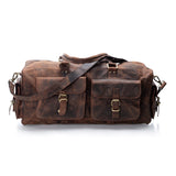 LEATHER DUFFLE BAG - HUDSON