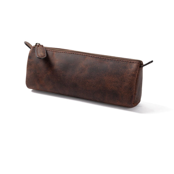 Leather pencil case levi by vintage leather sydney