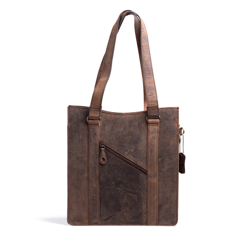 Leather Tote Bag By Vintage Leather 