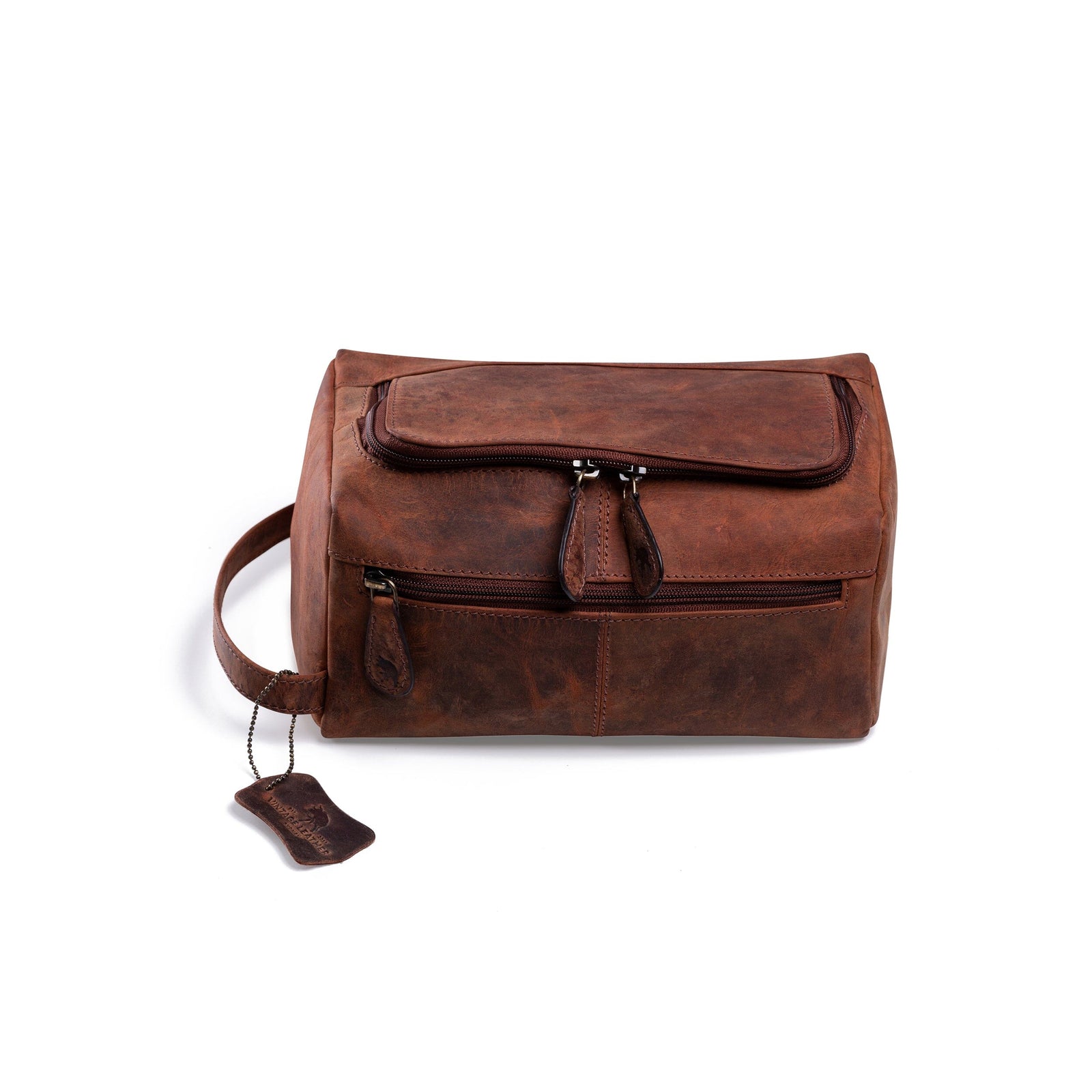 Wilson leather toiletry bag best sale