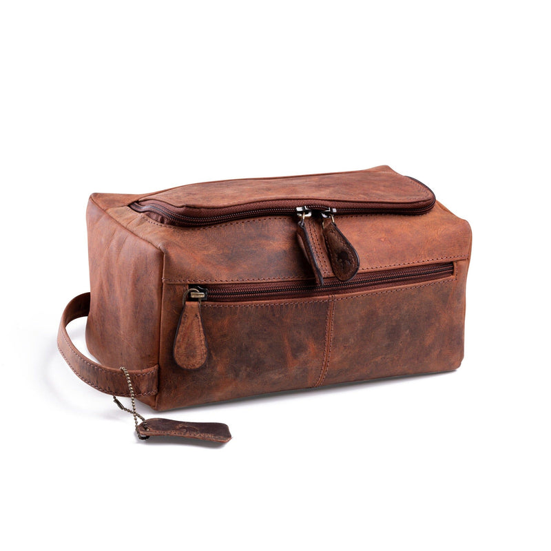 Leather Toiletry Bag Wilson by Vintage Leather Sydney