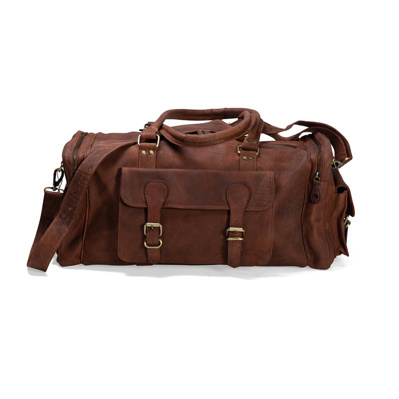 Vintage Leather Duffle Bag_Colorado