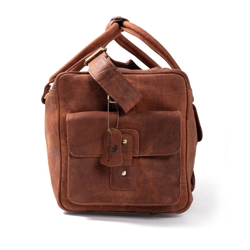Vintage Leather Duffle Bag Sydney