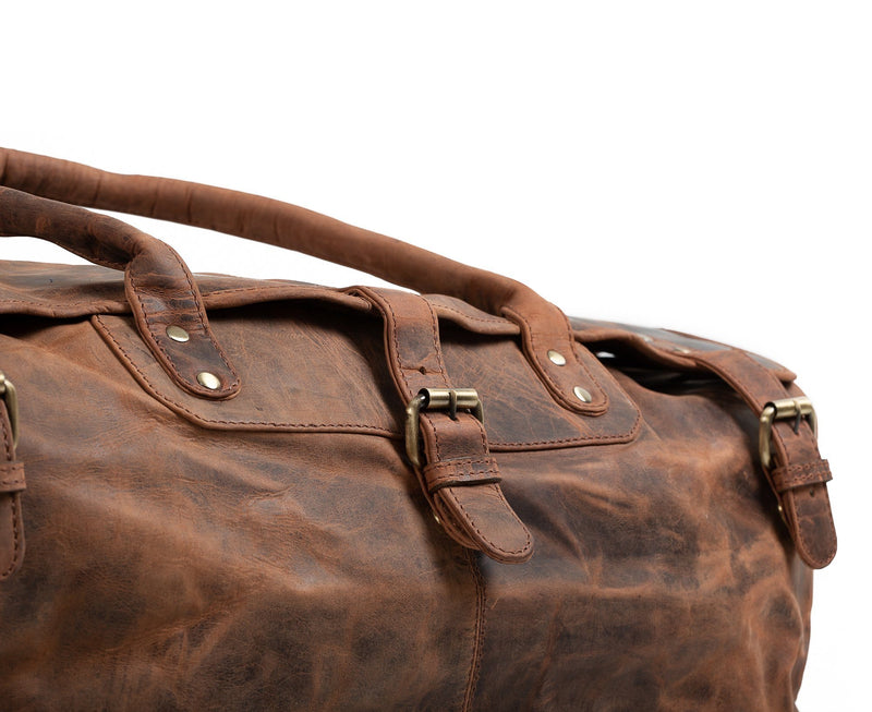 Vintage Leather Essex Duffle Bag
