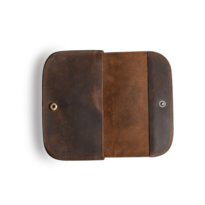 handmade leather tobacco pouch